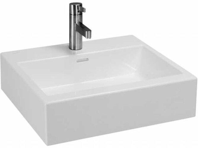 Image du produit Laufen Living City lavabo, 1 trou pour robinetterie au centre, avec trop-plein, 50x46 cm, blanc (520 mm, 500 mm)
