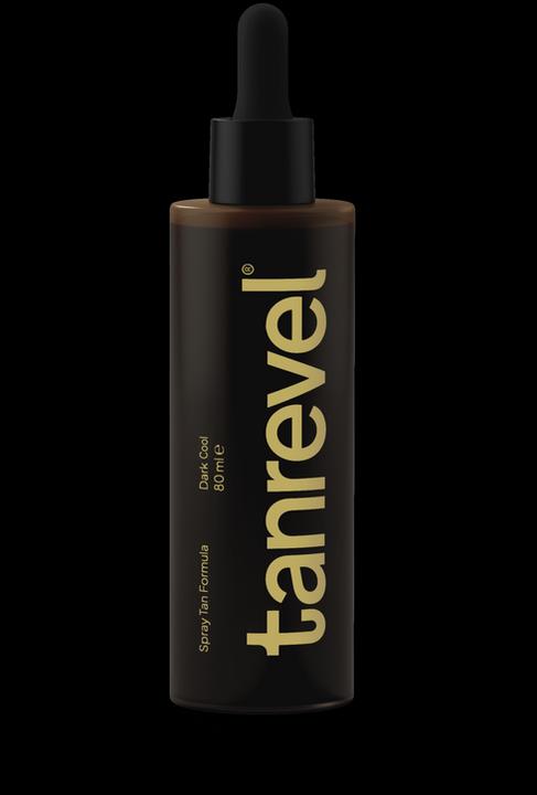 Actual product image Tanrevel ® Spray Tan Formula Dark Cool 80 ml (Self tanning serum, 40 ml)