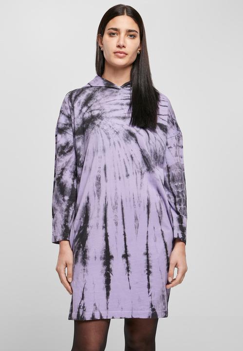 Actual product image Urban Classics Ladies Oversized Tie Dye Hoody Dress - 13667 (S)