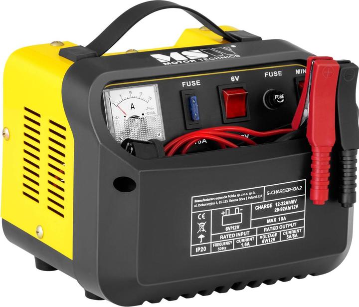 Produktbild MSW Autobatterie Ladegerät Kfz Pkw Ladegerät Batterie 6 12 V 5 8 A Werkstatt (12V, 6V, 8 A)