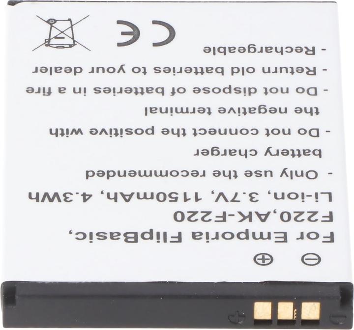 Image du produit AccuCell Batterie AK-F220 pour Emporia F210, F220, Flip basic, Emporia FLIPbasic
