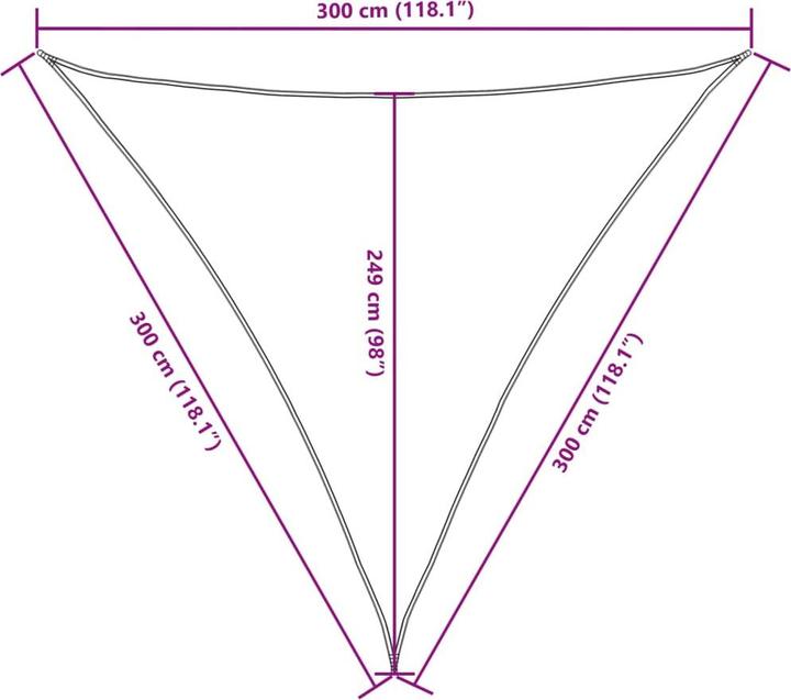 Actual product image VidaXL Awning (360 x 360 x 360 cm)