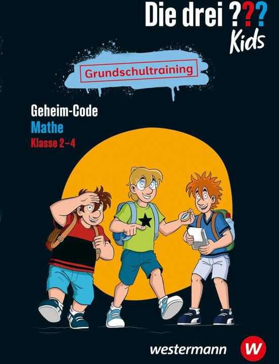 Produktbild Die drei??? Kids - Grundschultraining. Geheim-Code Mathe 2-4 (Deutsch, Elke Stolzenburg, 2024)