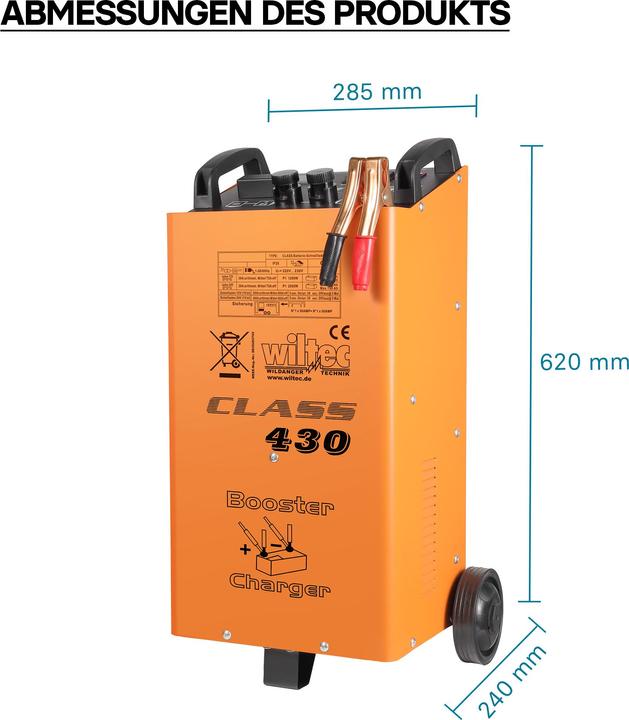 Immagine prodotto Wiltec Caricabatterie (12V, 24V, 30 A)