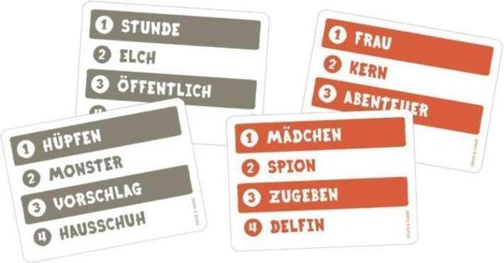 Actual product image Exploding Kittens EXKD0047 - Poetry for Neanderthals: Grab & Game (German)