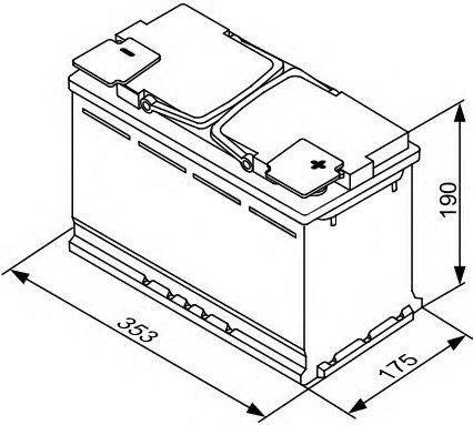 Image du produit Bosch Automotive S5 013 (12 V, 100 Ah, 830 A)