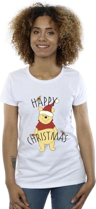 Produktbild Disney Winnie The Pooh Happy Christmas Holly TShirt (XL)