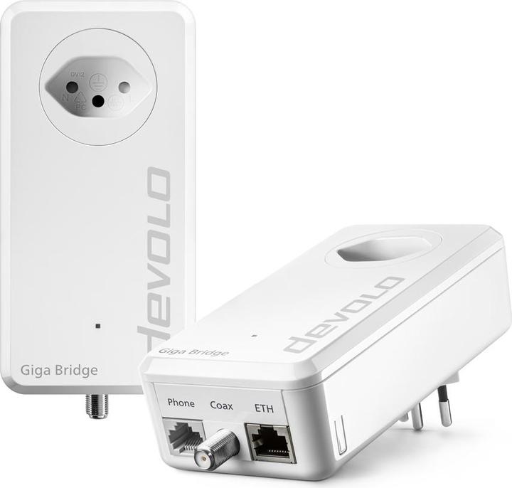 Actual product image Devolo Giga Bridge Coax (2000 Mbit/s)