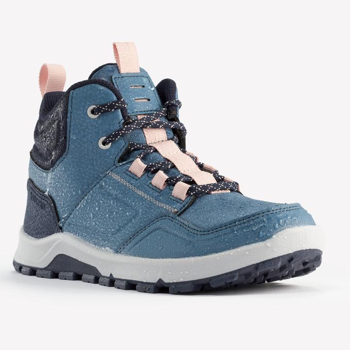 Immagine prodotto Quechua Scarpe da trekking per bambini taglia 35-38 mezza altezza - NH500 blu (38)