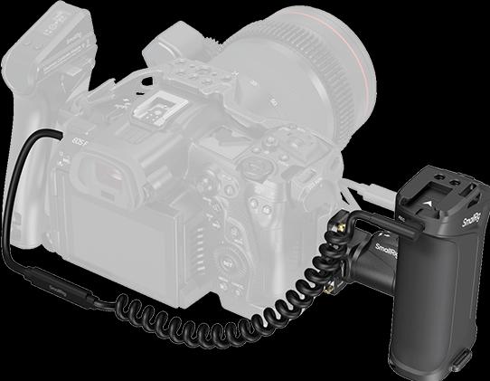 Actual product image SmallRig Rotating Side Handle with Trigger REC for Selected Canon / Blackmagic Design Cameras 5235 (Grip)