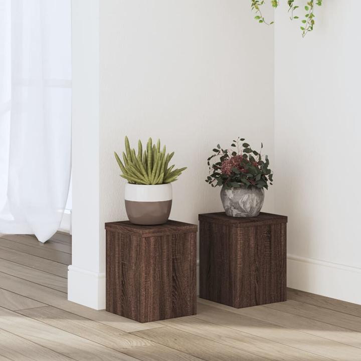 Image du produit VidaXL Support pour plantes 2 pcs. Chêne