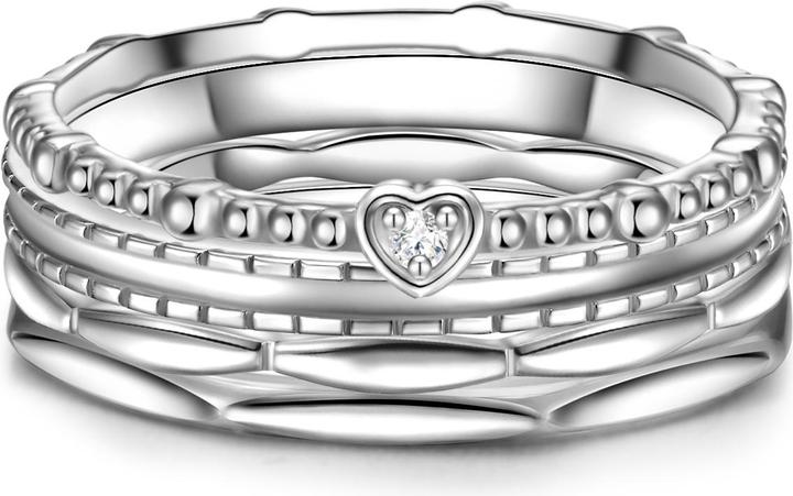 Glanzstücke München Damen Herz Sterling Silber Zirkonia silber - 31974