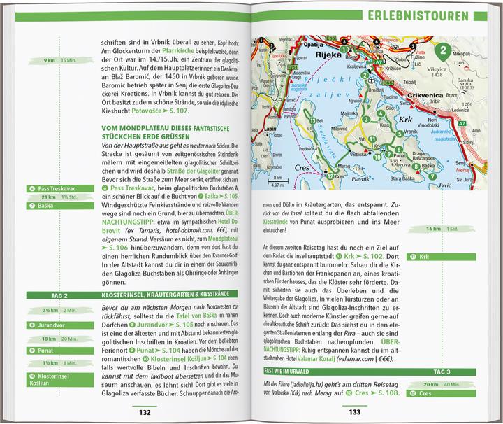 Produktbild Reiseführer Kroatische Küste Istrien, Kvarner (Deutsch, Veronika Wengert, Daniela Schetar, 2025)