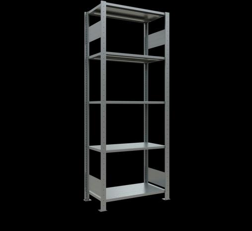 Immagine prodotto Schulte Lagertechnik Sistema di scaffalature di base senza viti MULTIplus150 con ripiani di lunghezza