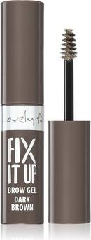 Lovely Fix It Up Brown Gel Dark Brown Eyebrow Mascara