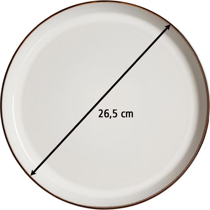 Actual product image Ritzenhoff & Breker Visby Speiseteller (4 x, 26.50 cm)