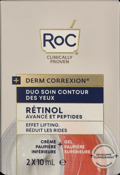 Actual product image Roc Derm Correxion Dual Eye Cream 2-in-1 Eye Duo for Visible Eye Lift Dark Circle & Puffiness Reduct (20 ml)