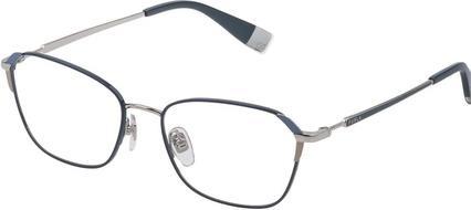 Produktbild Furla VFU399 0E70 53 Unisex-Brille Glänzend Palladium/Blau 53