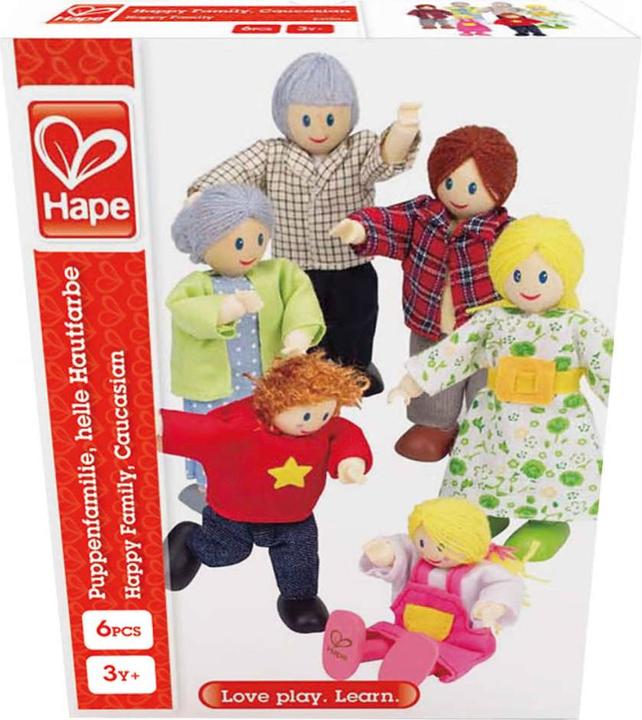 Immagine prodotto Hape Famiglia di bambole colore della pelle chiara