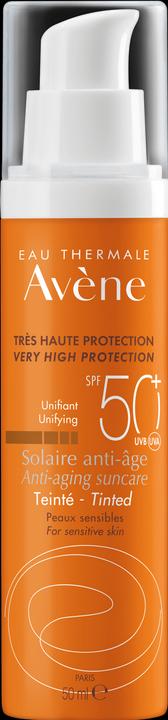 Actual product image Avène Anti-ageing sun tinted SPF50+ (Sun cream face, SPF 50, 50 ml, 95 g)