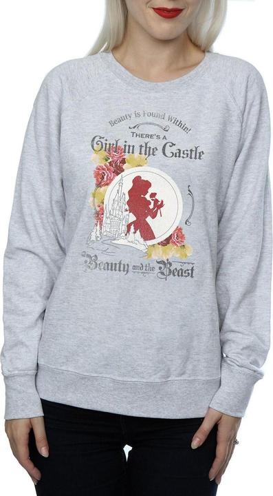 Actual product image Beauty And The Beast Womens/Ladies Girl In The Castle Sweatshirt (XXL)