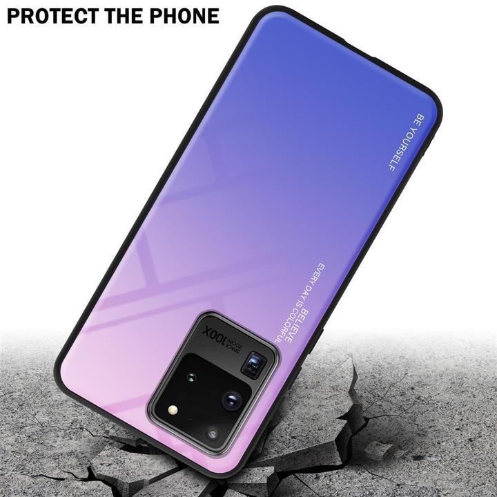 Actual product image Cadorabo TPU 2 colors glass cover (Samsung Galaxy S20 Ultra)