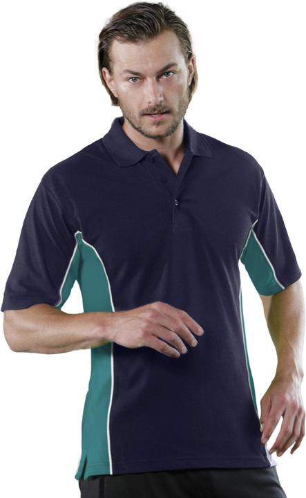 Produktbild Gamegear Track Piqué PoloShirt Kurzarm Einsätze in Kontrastfarbe (M)