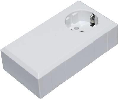 Immagine prodotto Tru Components Alloggiamento della spina in policarbonato, ABS grigio chiaro 125 x 67 x 50 ESO 1250 E 1 pz. (Case)