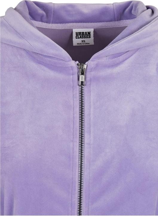 Immagine prodotto Urban Classics Felpa corta da donna con cappuccio in velluto (XL)