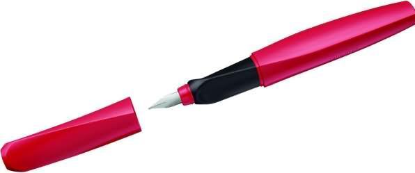 Immagine prodotto Pelikan Penna stilografica Twist rosso fuoco medio (M), rosso nero (Rosso fuoco, 1 x)