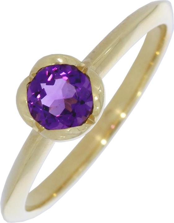 Actual product image Xen ONE Ring with Amethyst 375 Yellow Gold (52, 375/9 K)