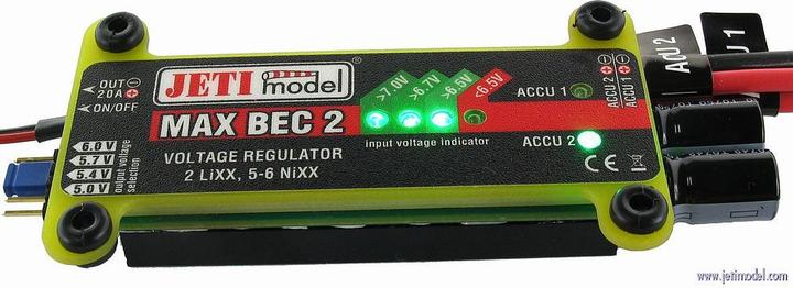 Image du produit Jeti MAX BEC 2 Régulateur (859524590909659)