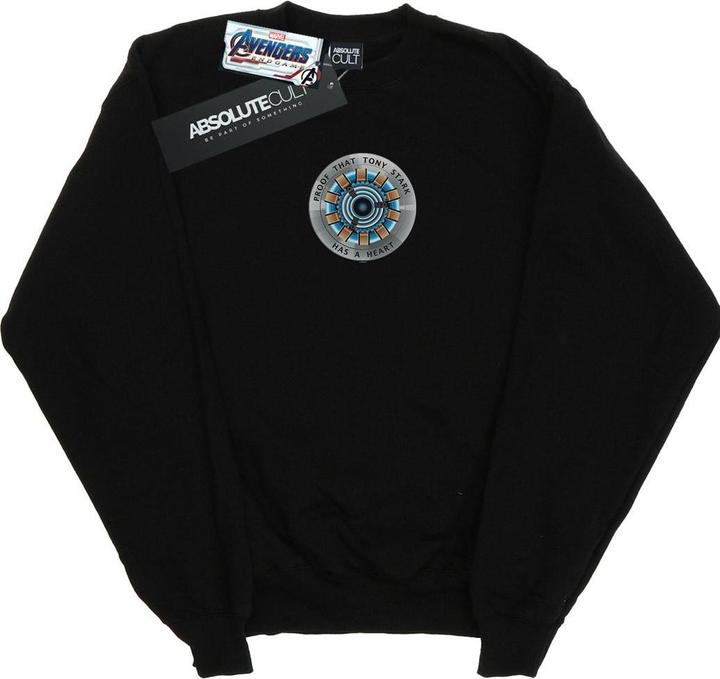 Jungen Avengers Endgame Tony Stark Herz Sweatshirt