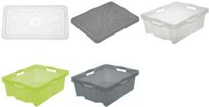 keeeper Storage box "franz", 16 litres, crystal-grey (16 l)