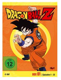 Dragonball Z Box 1 épisodes 1- 35 (DVD, 1989, Allemand)