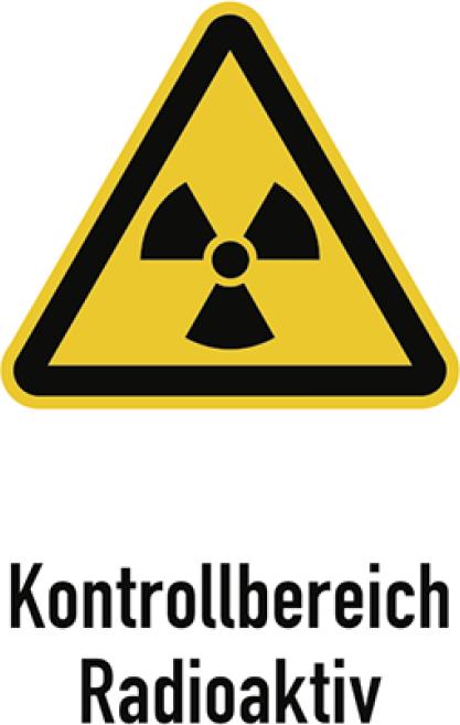 Immagine prodotto Moravia Cartello di avvertimento radioattivo Foglio, 148x210 mm
