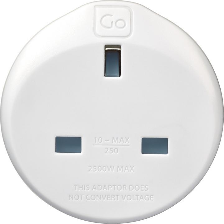 Actual product image Go Travel UK-EU Adaptor