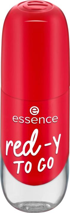 essence Colore per unghie in gel 56 red-y TO GO (56 rosso-giallo TO GO, Smalto per unghie effetto gel)