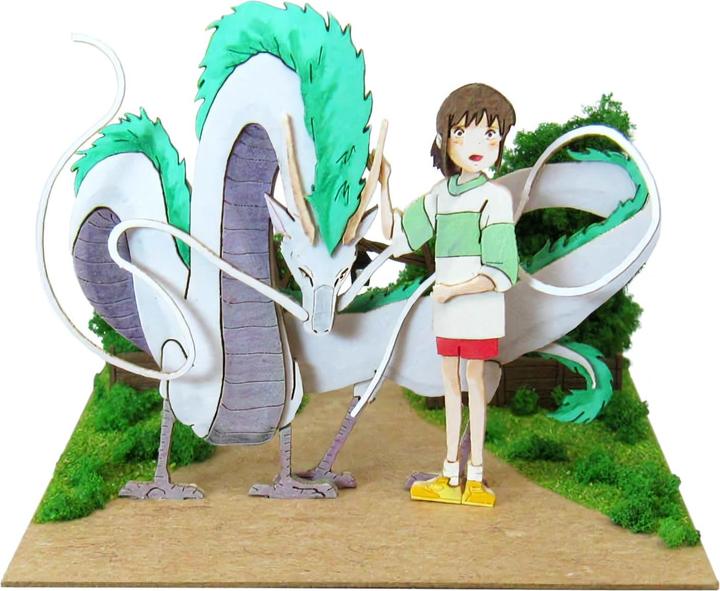 Produktbild Sankei Chihiros Reise ins Zauberland - Drache Haku und Chihiro - Paper Art Box