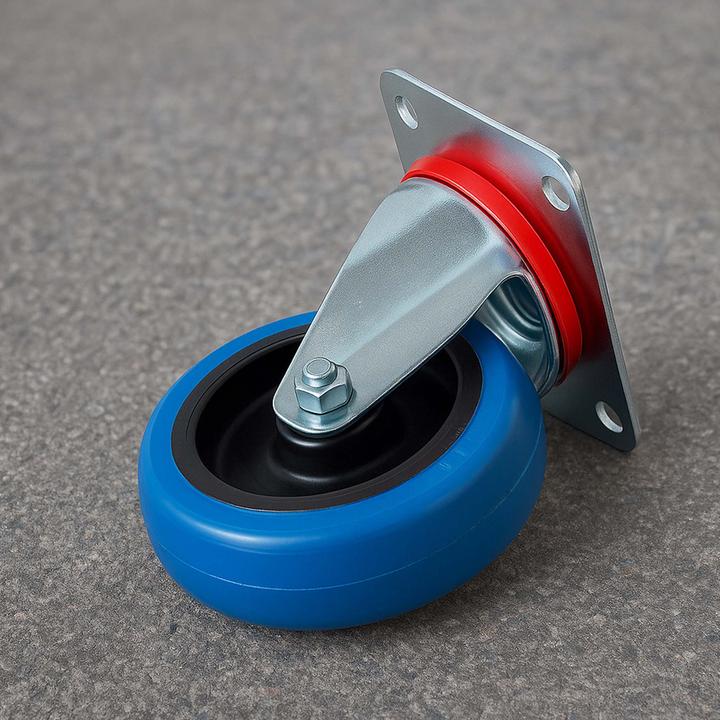 Immagine prodotto Wiltec Ruota girevole senza freno Ruota per trasporto Ruota 100mm 150kg Ruota per mobili