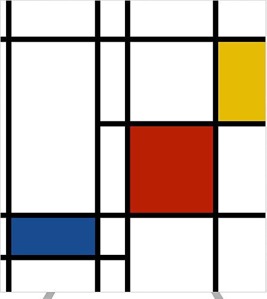 Actual product image Paperflow Decorative partition MONDRIAN