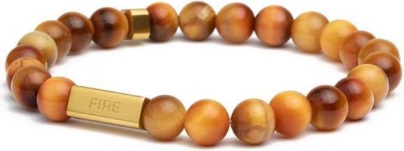 Immagine prodotto Gemini Bracciale - Pietra Naturale Occhio Di Tigre - Taglia S (Pietra naturale occhio di tigre da 8 mm)