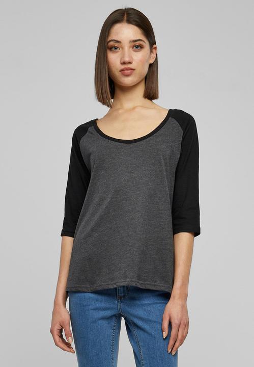 Immagine prodotto Urban Classics Tee Raglan 3/4 da donna a contrasto (3XL)