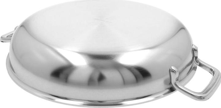 Actual product image Demeyere Multifunction frying pan 2 handles rim closed (28 cm, Frying pan, Stainless steel)
