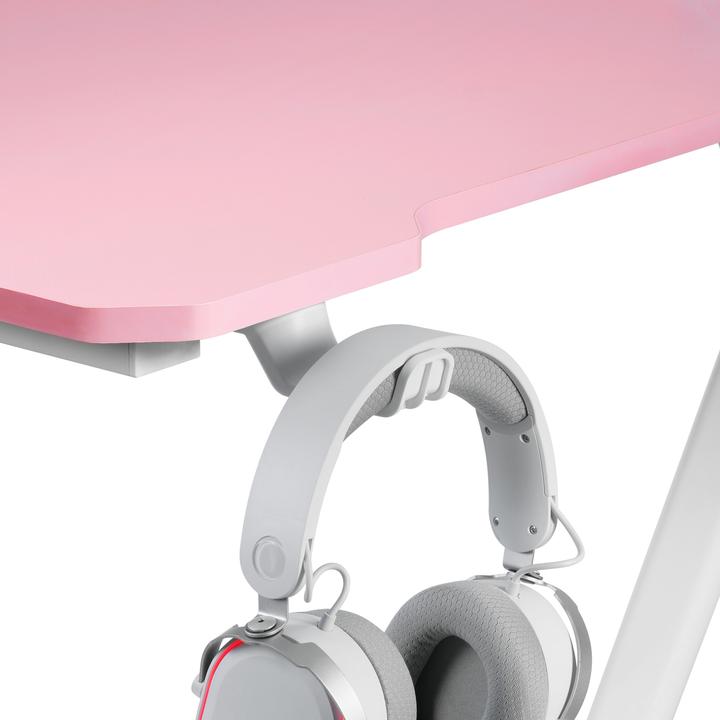Actual product image Mars Gaming Bureau Gamer Mgd100 RGB (Rose/Blanc)