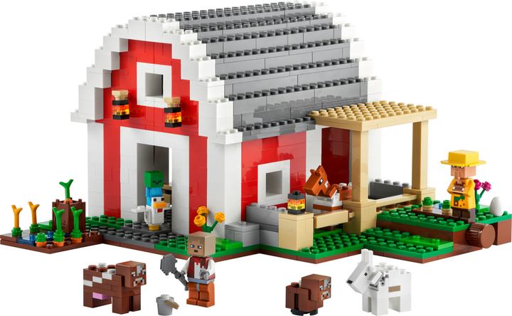 Actual product image LEGO The red barn (21187, LEGO Minecraft)