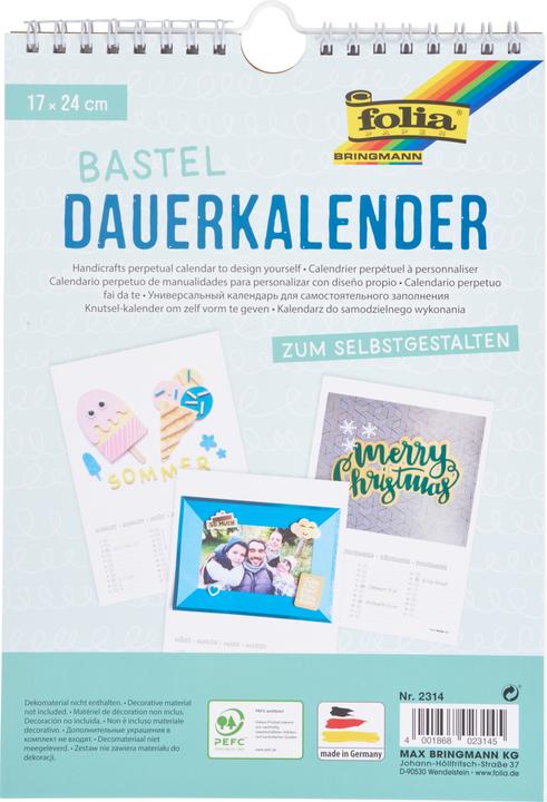 Image du produit Folia Calendrier permanent (Spécial, Allemand)