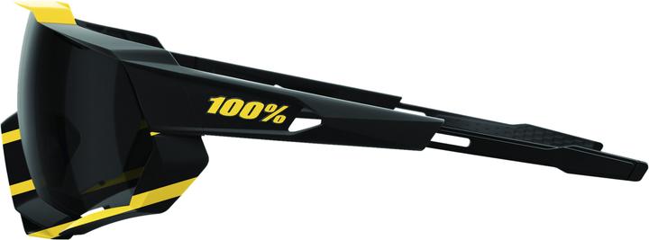 Immagine prodotto 100% Occhiali Speedtrap Soft Tact Hazard - lenti nere a specchio (Pericolo di tatto morbido, Lente a specchio nera)