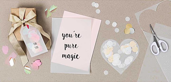 Produktbild Rico Design Transparentpapier "Punkte" (113 g/m², 1 x)