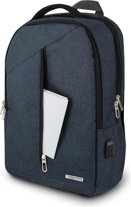 Produktbild Esperanza ET196 Laptop-Rucksack 15 6“ Blau (15.60")